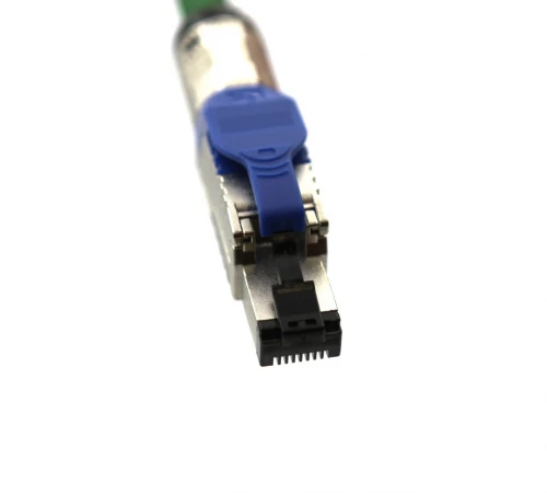 M12 4 Pin D Kod (Dişi&Erkek)-RJ45 Endüstriyel CAT5E/CAT6A/CAT7 Pur IP67 Ethernet Kabloları
